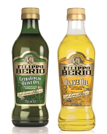 Filippo Berio produces a range of olive oil products