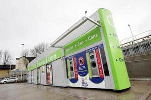 Tesco's TOMRA recycling unit which is being rolled out at all stores