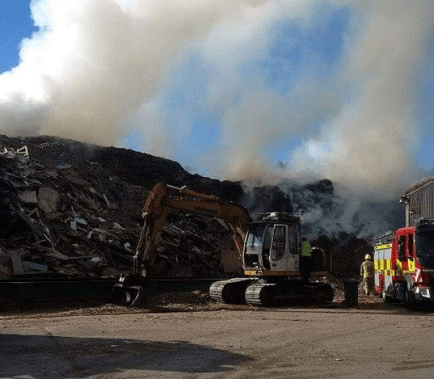 South Wales Wood owner in court over wood fire 