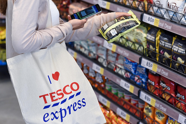 Tesco recycling crisp online packets