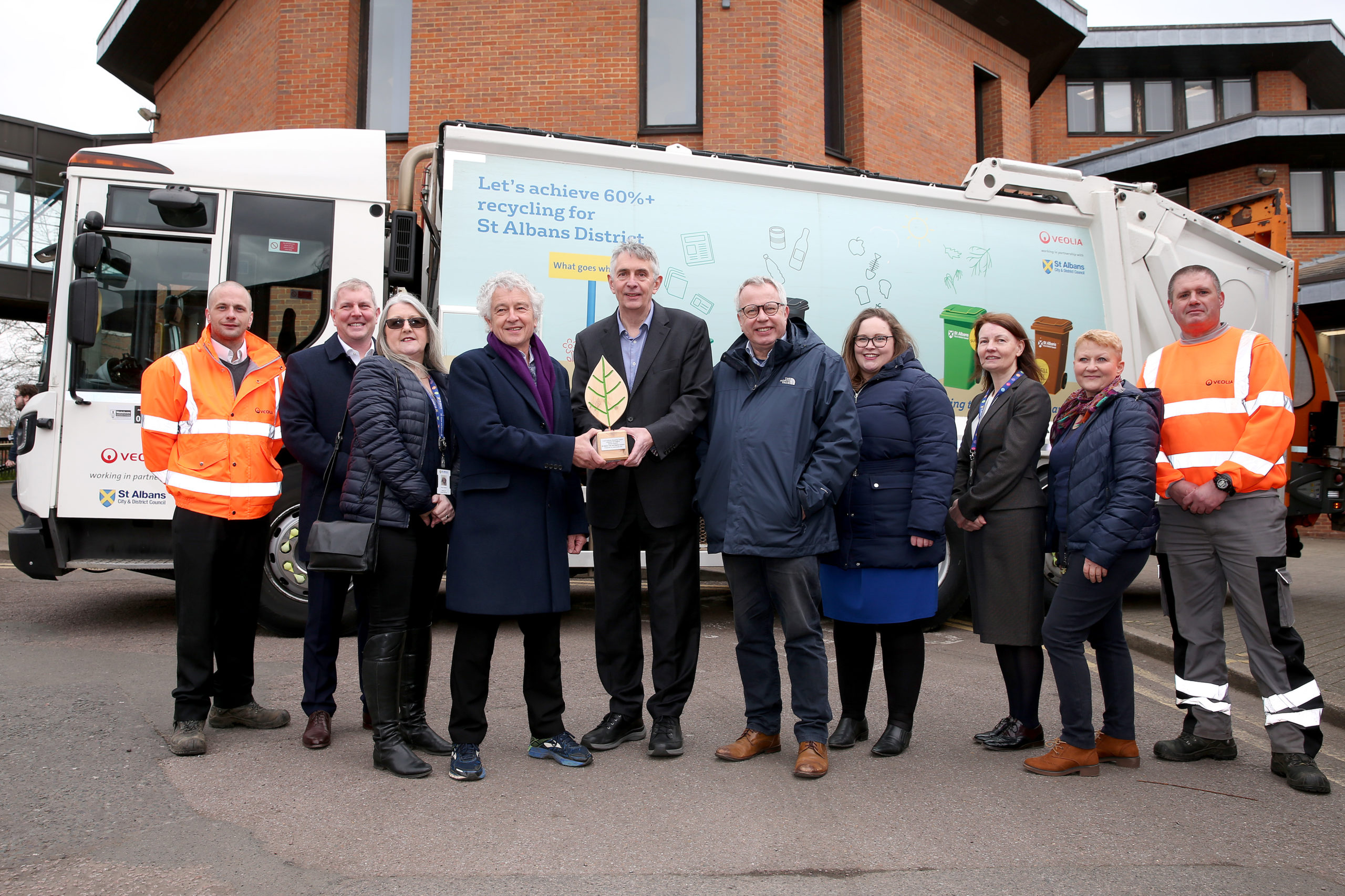 St Albans awarded Recycling League champion’s trophy