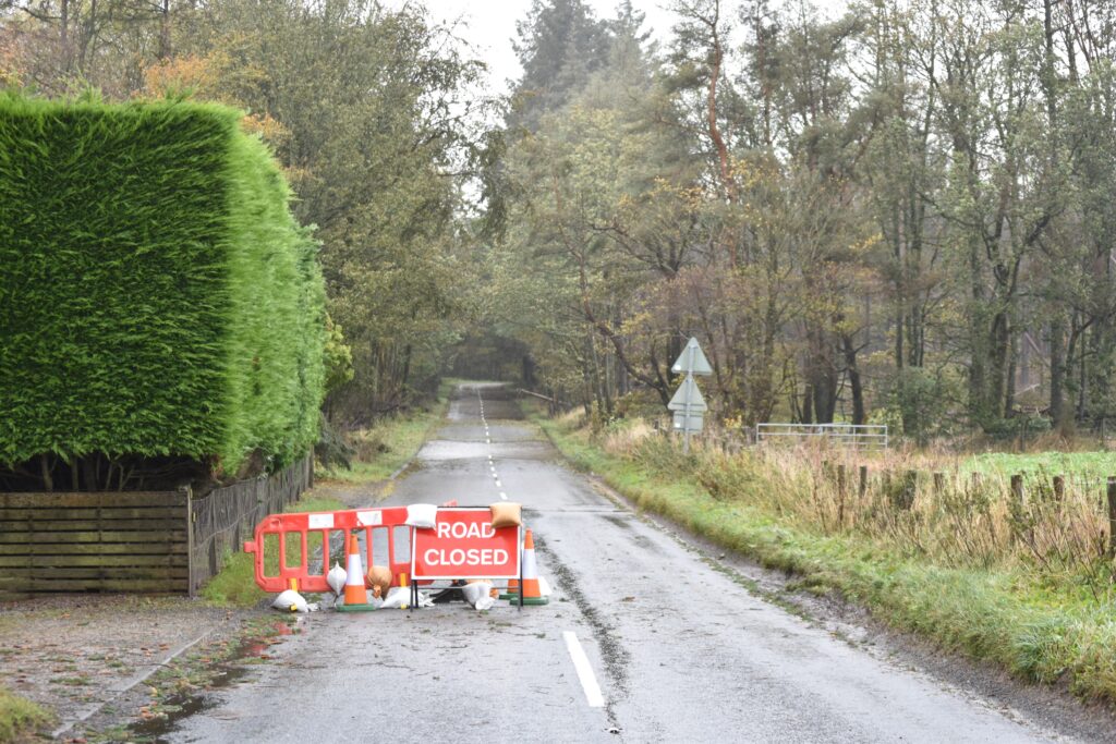 Angus operates general waste skip for residents hit by Storm Babet